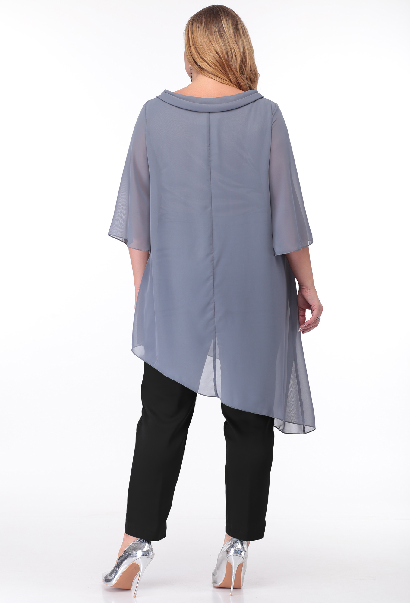 ст. цена1499руб.! Блуза Anastasia Mak 660Бл серый