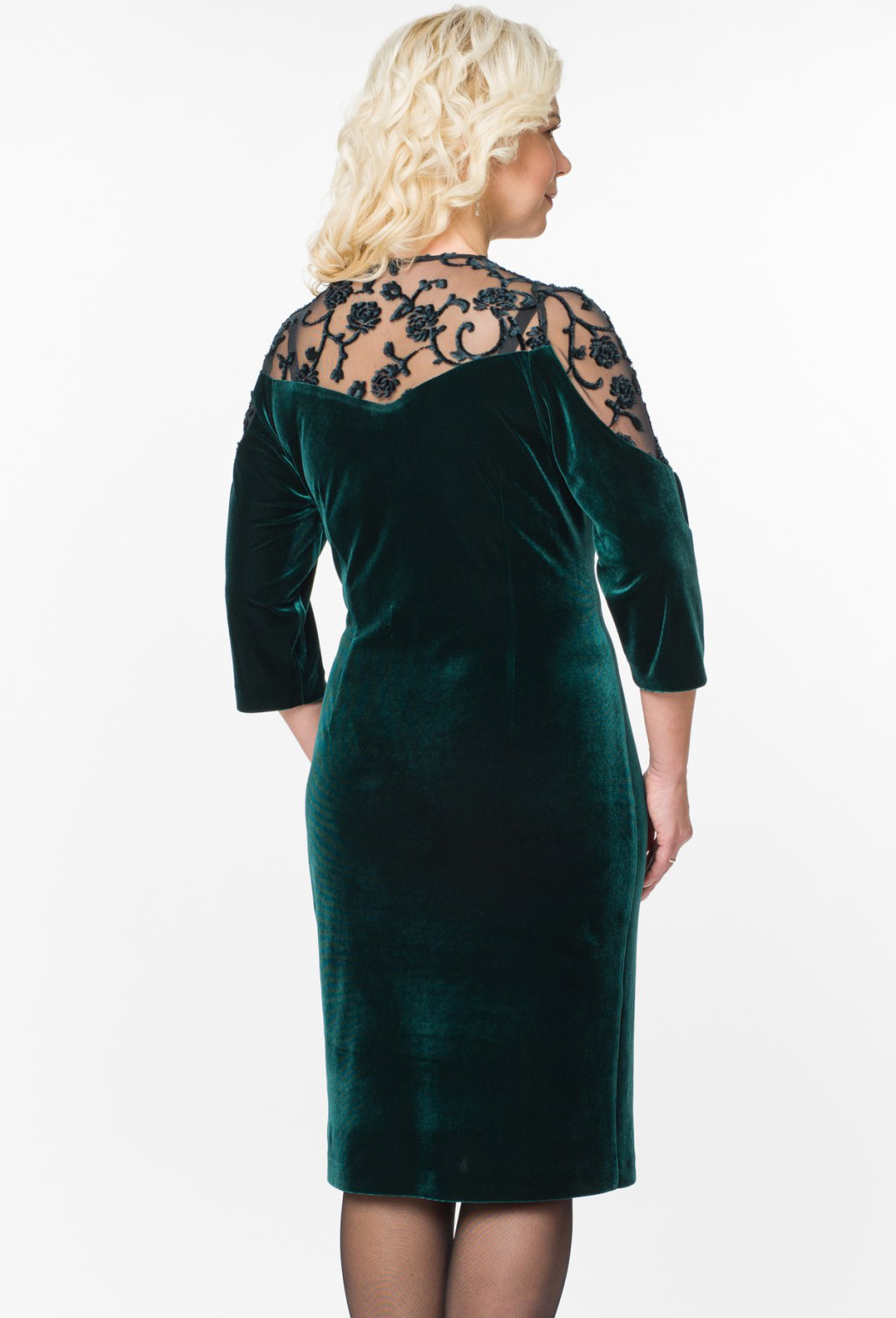 ст. цена2499руб.! Платье ASV 2169 зеленый