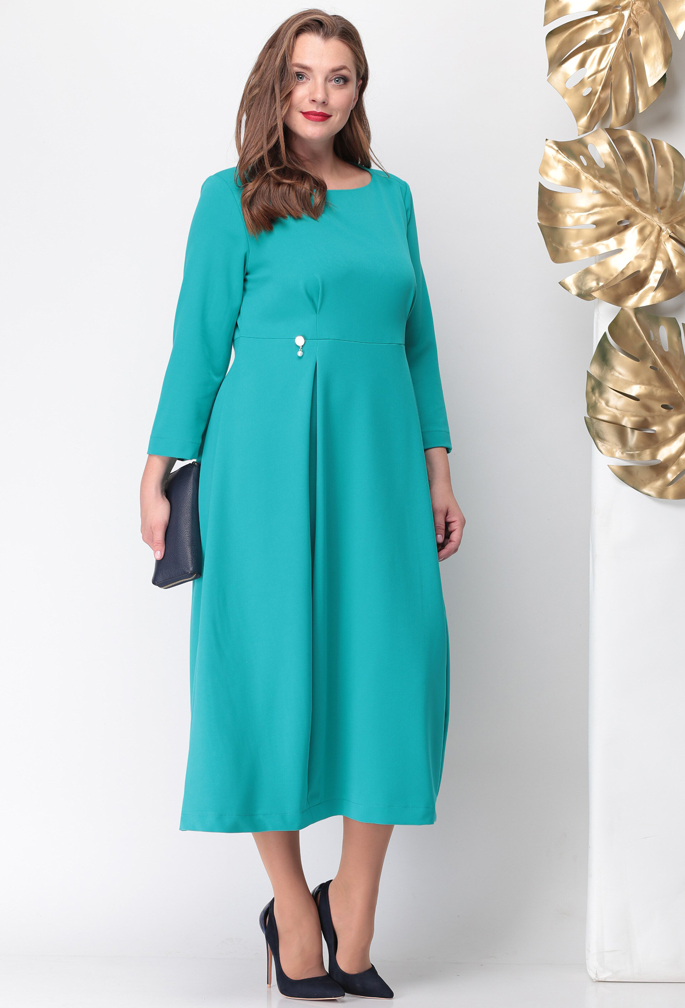 ст. цена2099руб.! Платье Michel Chic 946 бирюза