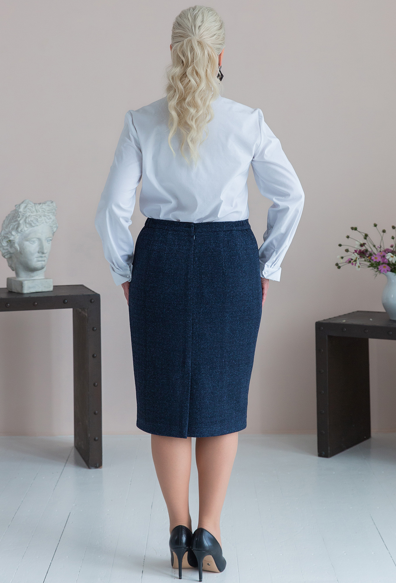 ст. цена1499руб.! Юбка ASV 2373 синий