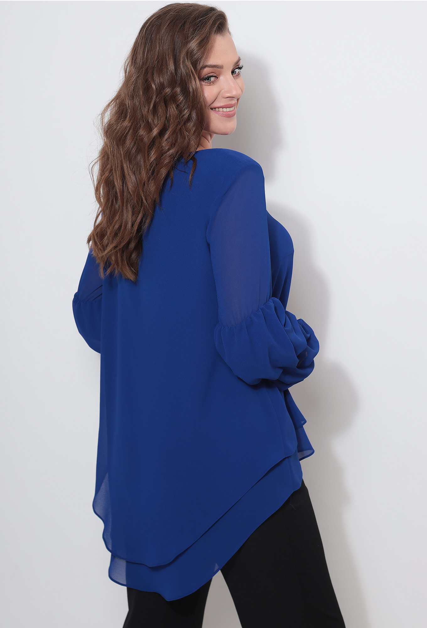 ст. цена1799руб.! Блуза Lenata 11066 василек