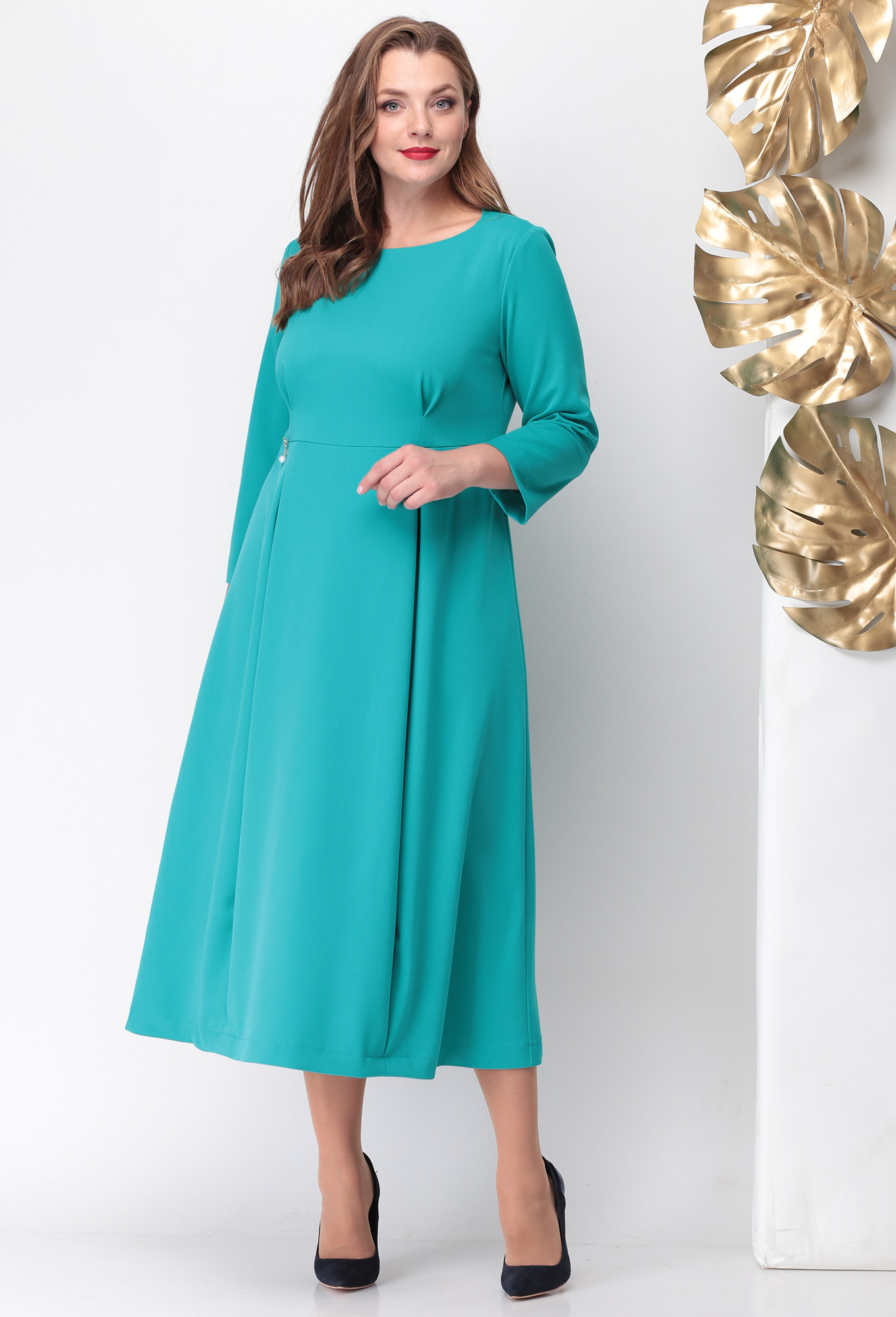 ст. цена2099руб.! Платье Michel Chic 946 бирюза