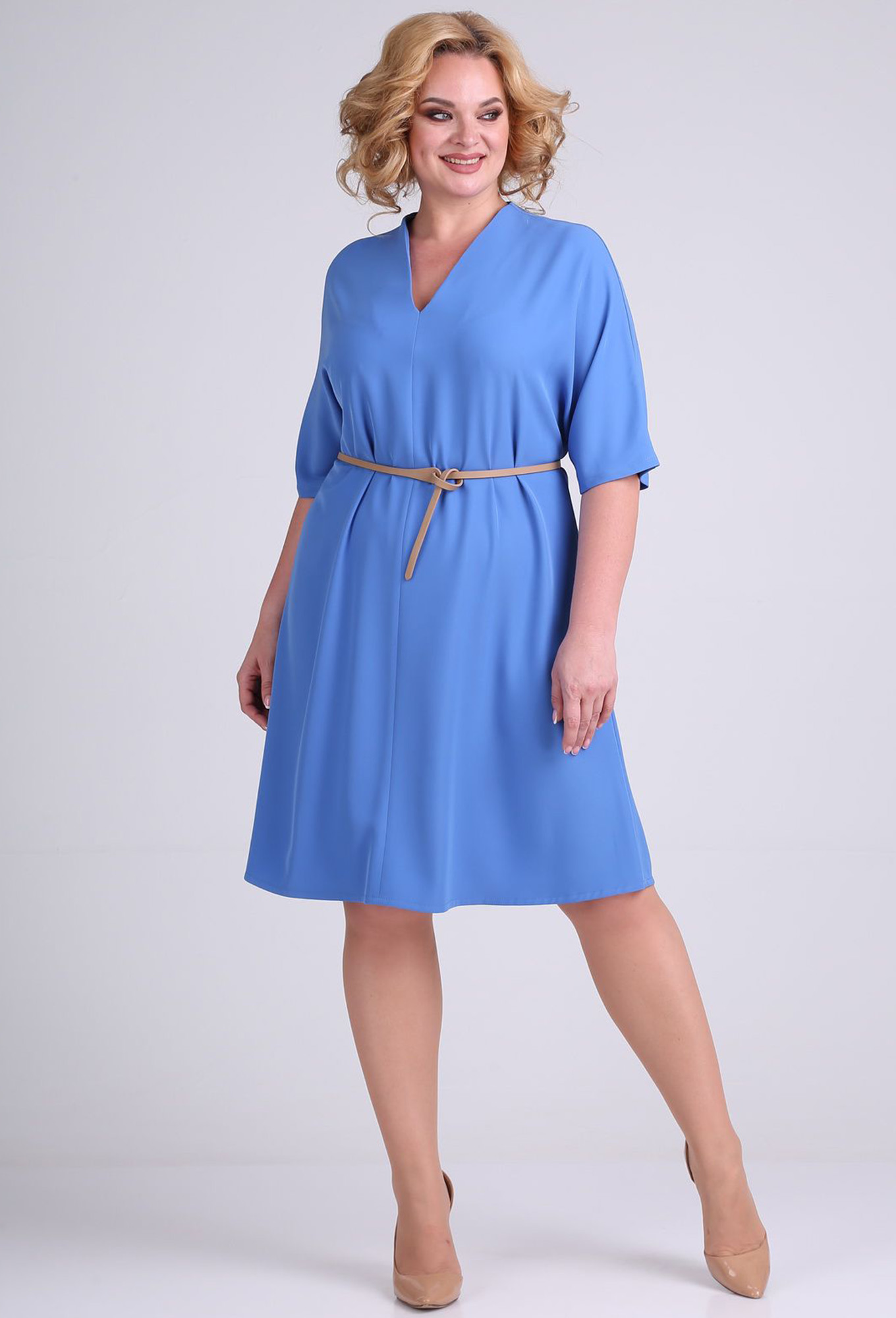 ст. цена2299руб.! Платье Diamant 1691 василёк