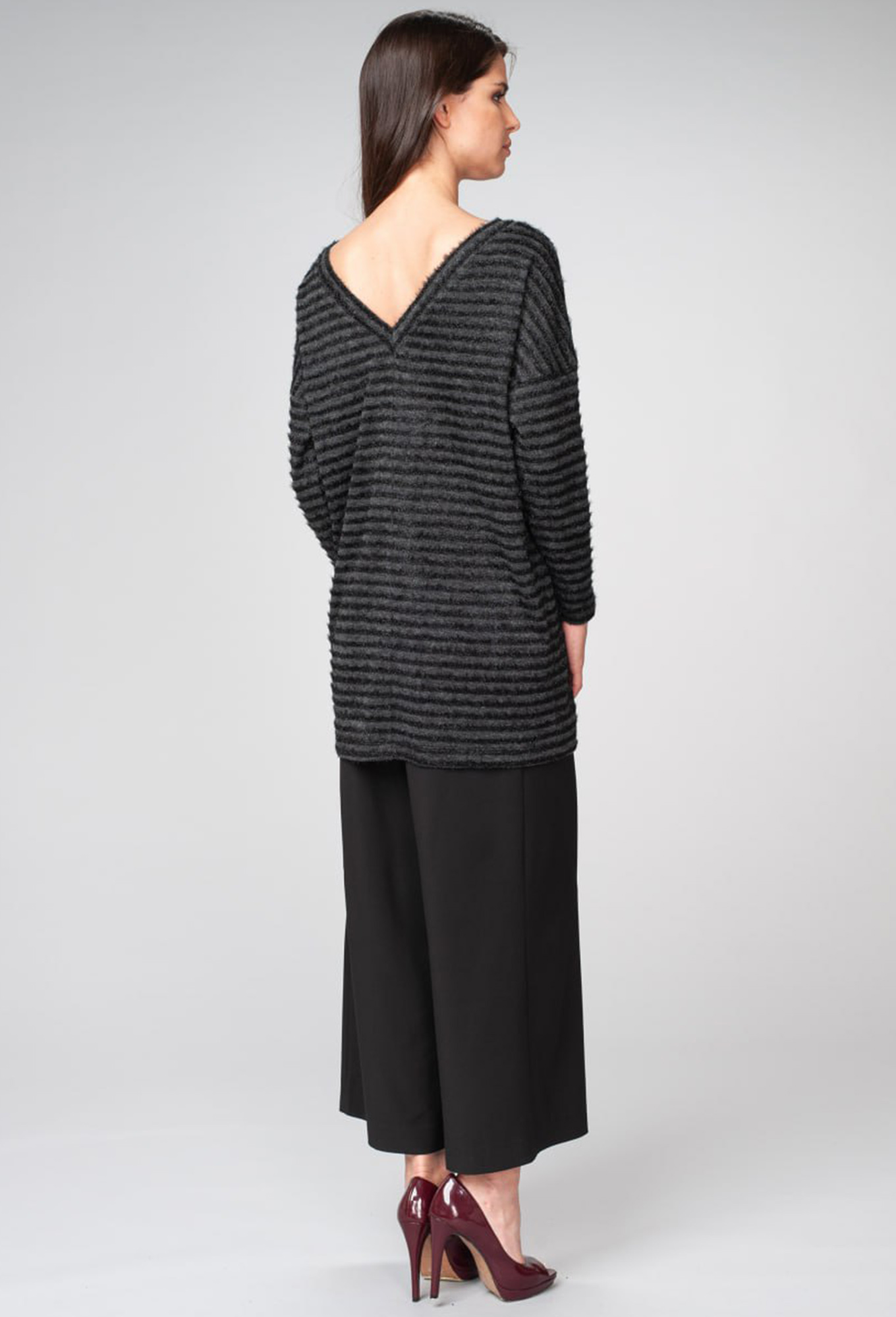 ст. цена1799руб.! Туника ASV 2056 черно-серый