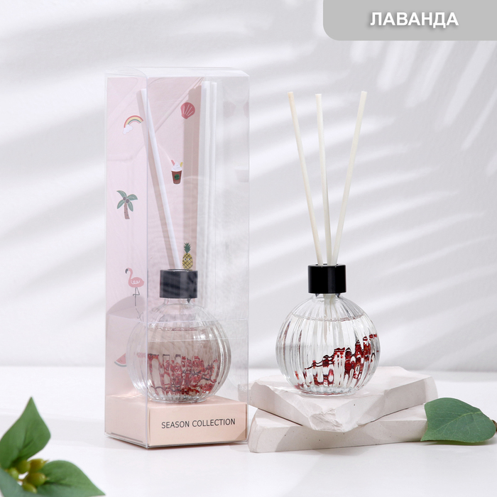 Диффузор ароматический с наполнением Natural, 50 мл, лаванда, «Богатство Аромата»