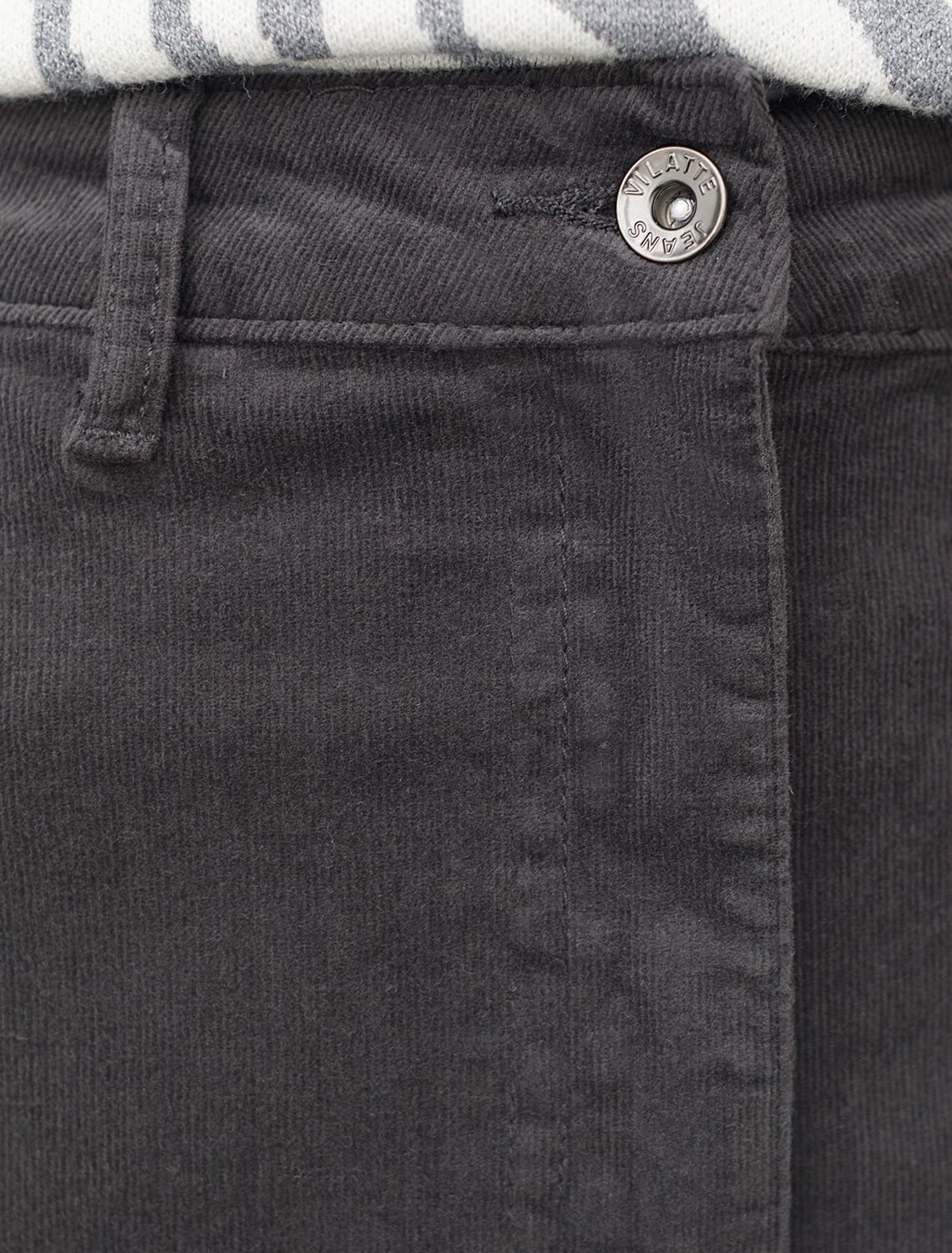 Юбка из эластичного микро-вельвета