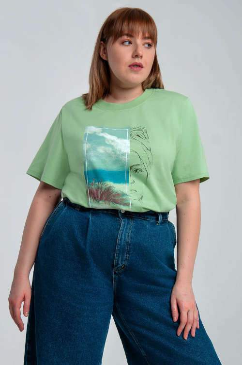 Арт. 31105 Футболка женская 50-58 (5 шт)