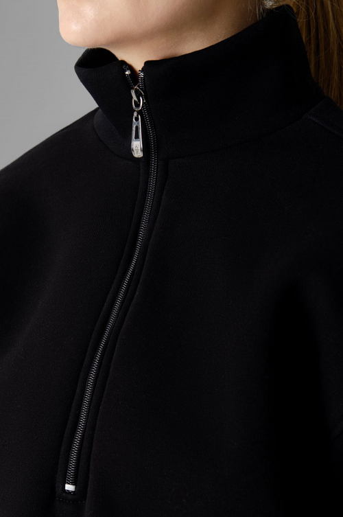 Арт. 1905 Свитшот женский с начесом полузамок 42-50 (5 шт)