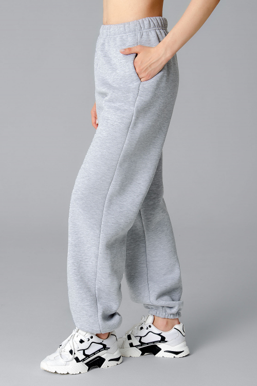 Арт. 7905 Брюки прямые с начесом 44-52 (5 шт)