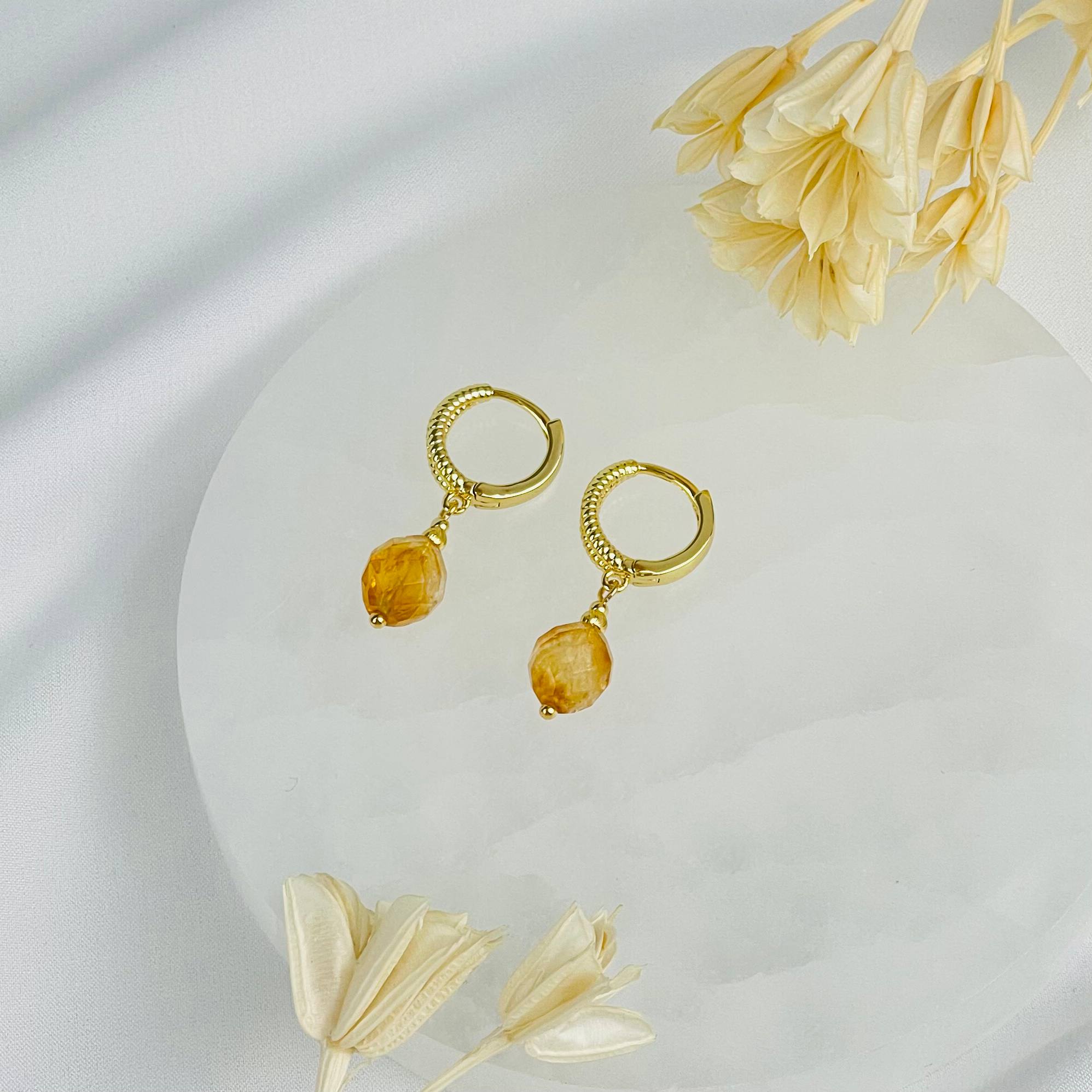 Радуга Самоцветов Серьги из Цитрина