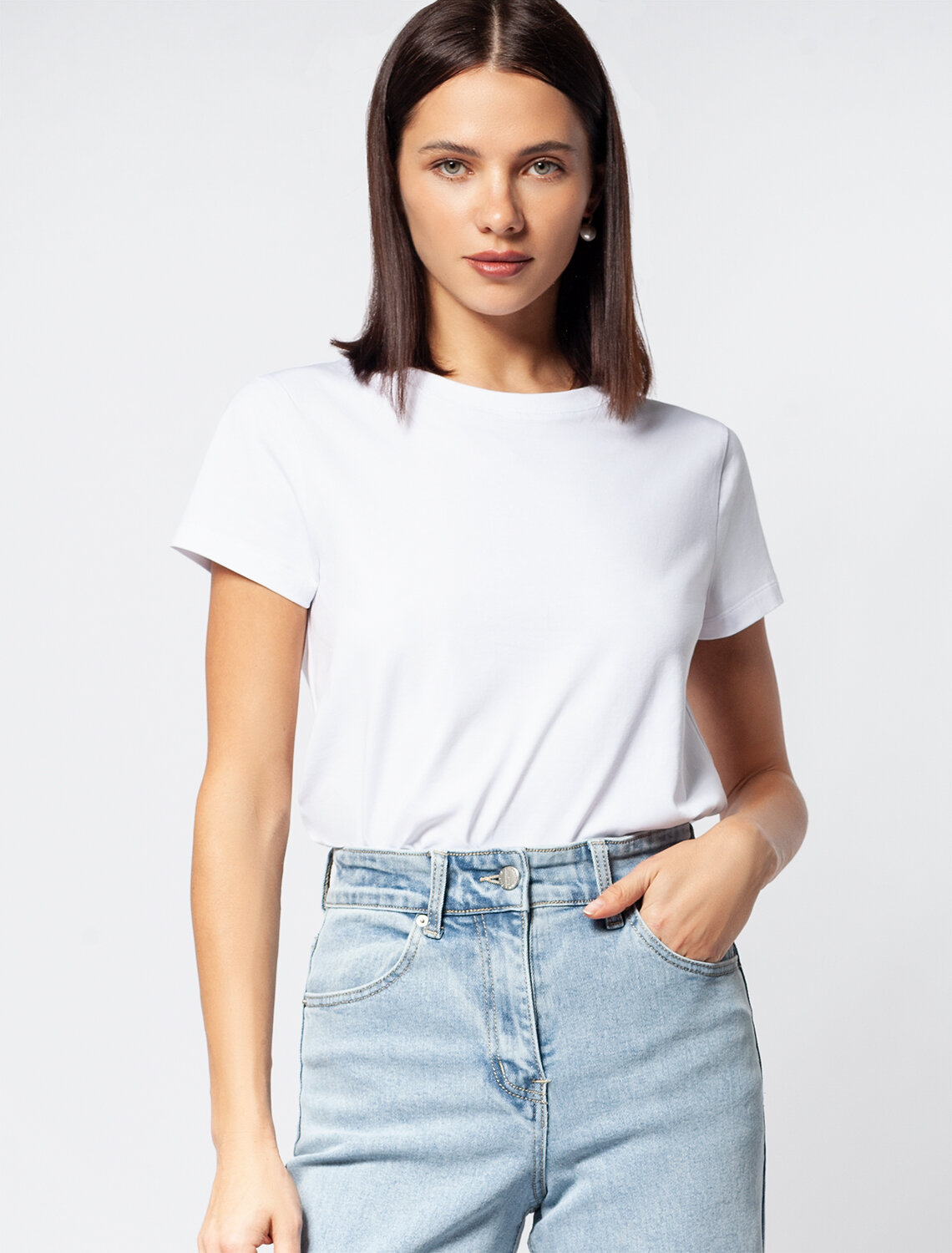 ст. цена1190руб.! VILATTE Футболка D49.980белый