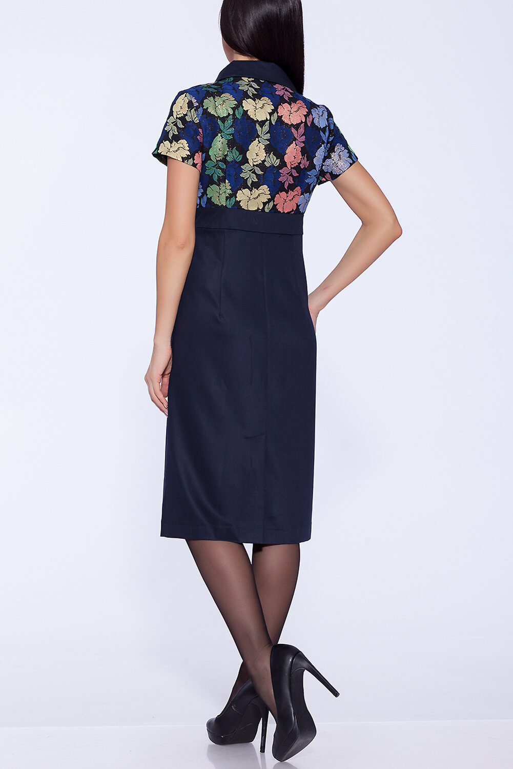 ст. цена1734руб.! VISERDI Платье 2078-сцв 438870Темно-синий