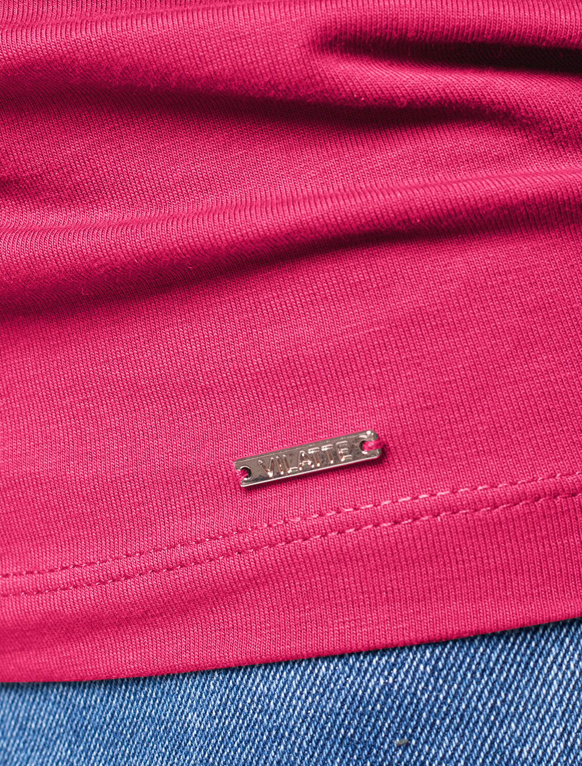 ст. цена1290руб.! VILATTE Джемпер D49.957вива_маджента