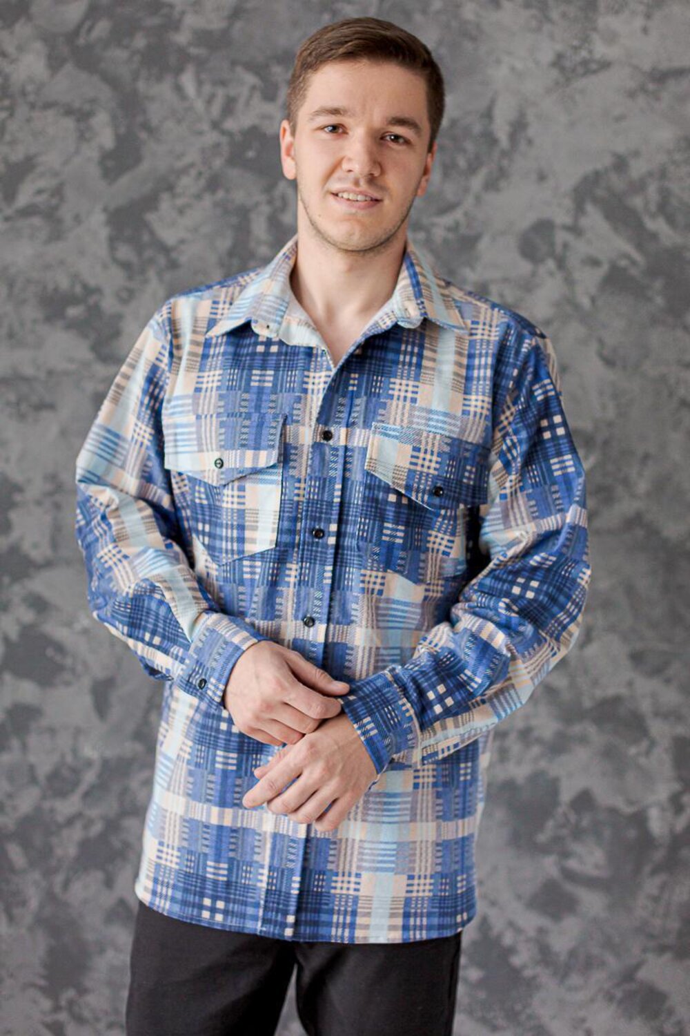 ст. цена1205руб.! Lika Dress Рубашка 1873Синий