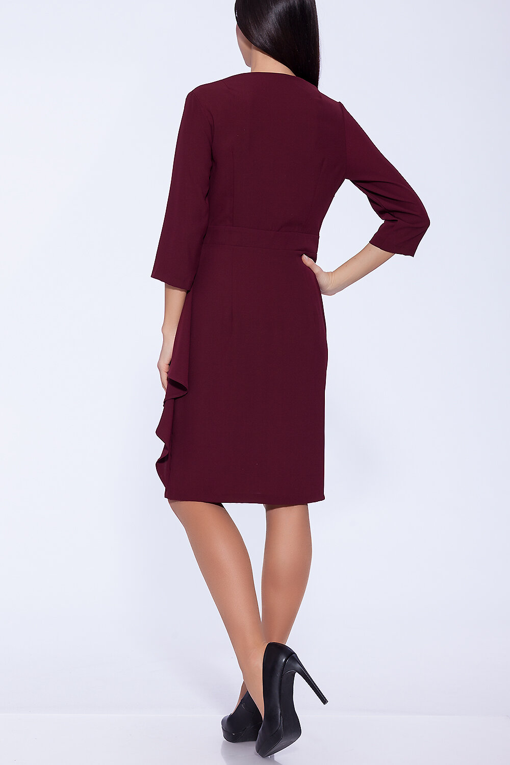 ст. цена1962руб.! VISERDI Платье 2076-вин 438960Винный