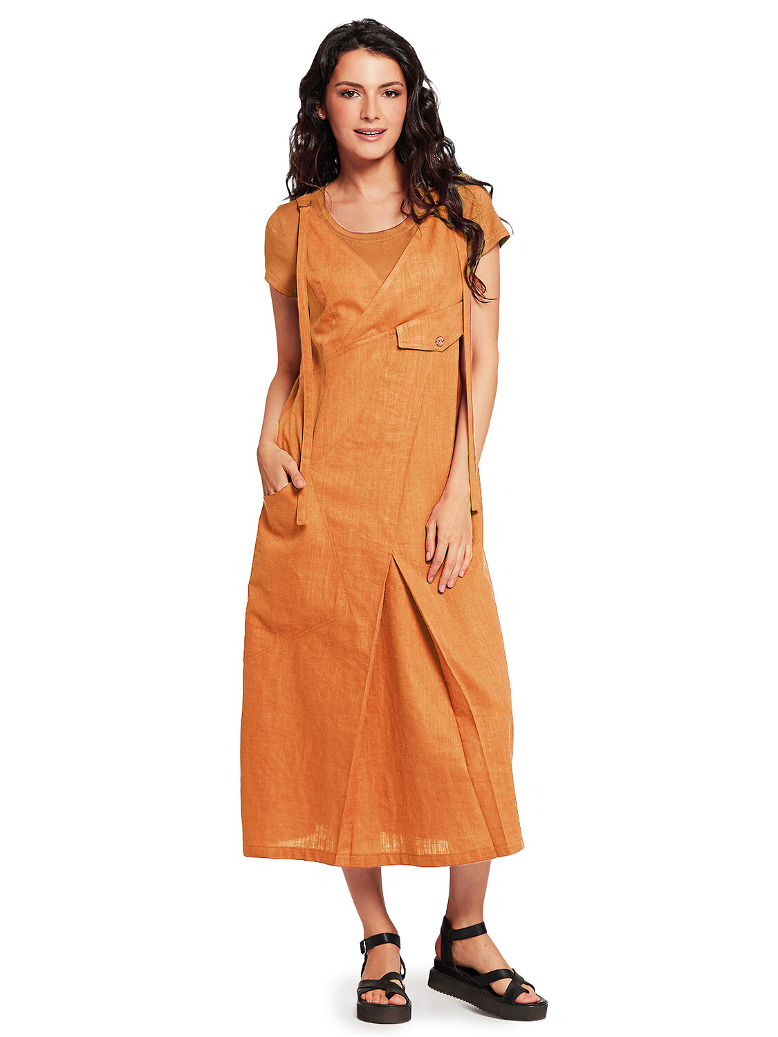 ст. цена2200руб.! DIMMA Платье 2086Оранжевый