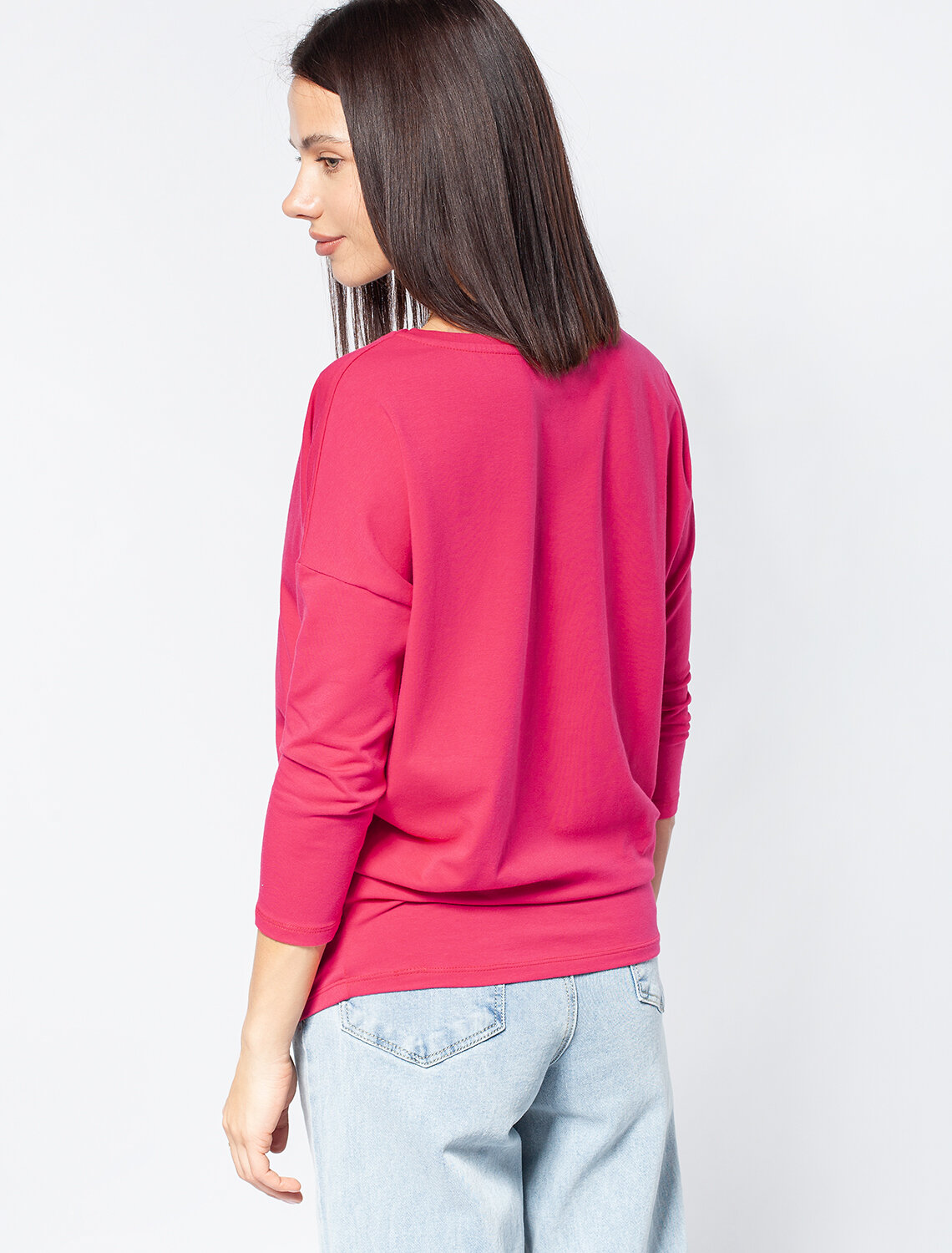 ст. цена1290руб.! VILATTE Джемпер D49.957вива_маджента