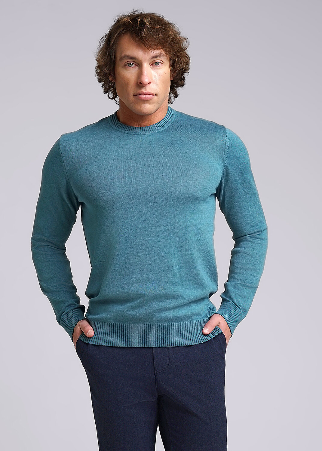 ст. цена2238руб.! CLEVER Джемпер 644025хабирюзовый