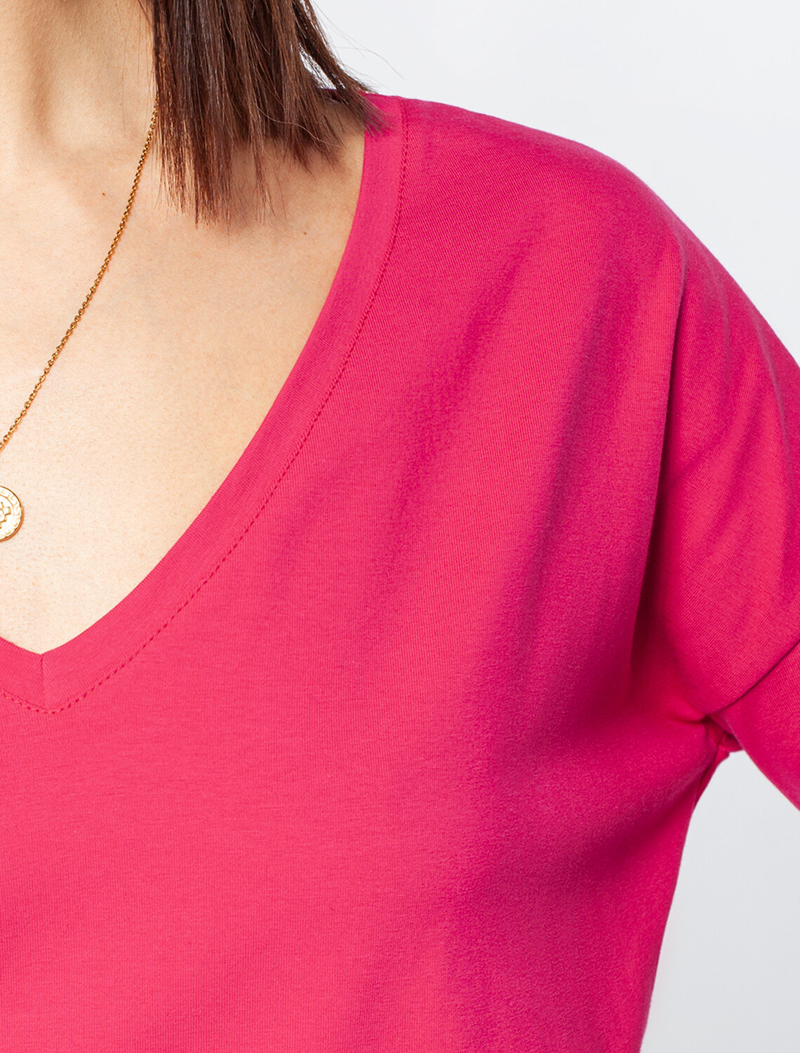 ст. цена1290руб.! VILATTE Джемпер D49.957вива_маджента