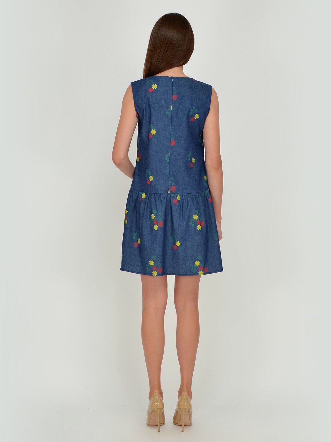 ст. цена1362руб.! VISERDI Платье 1679-джц 450650синий