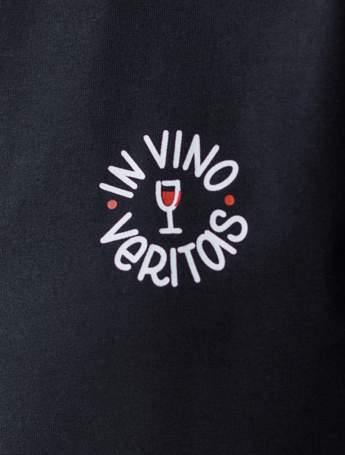 Ст.цена 1190р Футболка с принтом свободная эластичная из премиального хлопка D49.136 черный_veritas