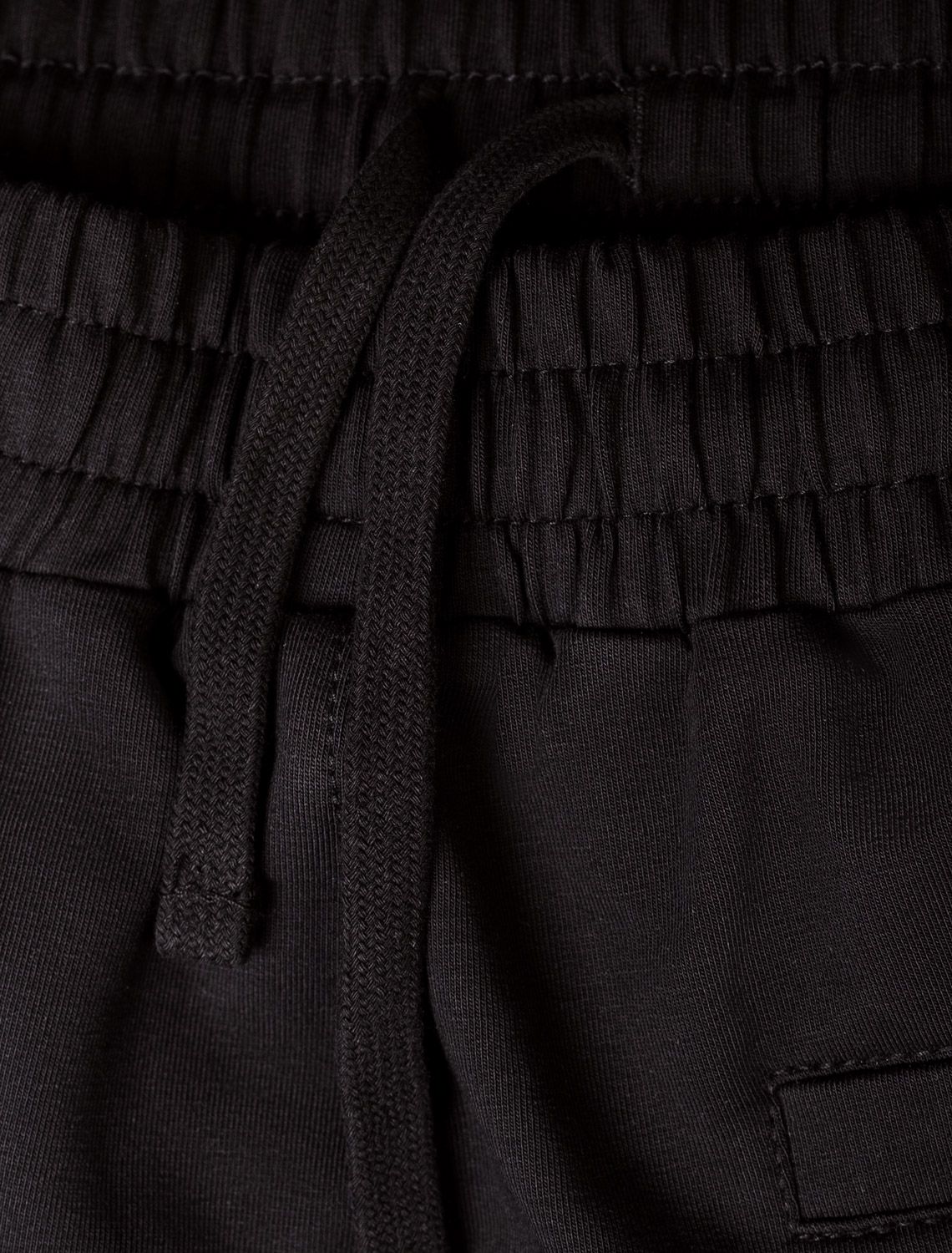 Ст.цена 1790р Шорты из тонкого премиального футера с эластаном D48.010 черный