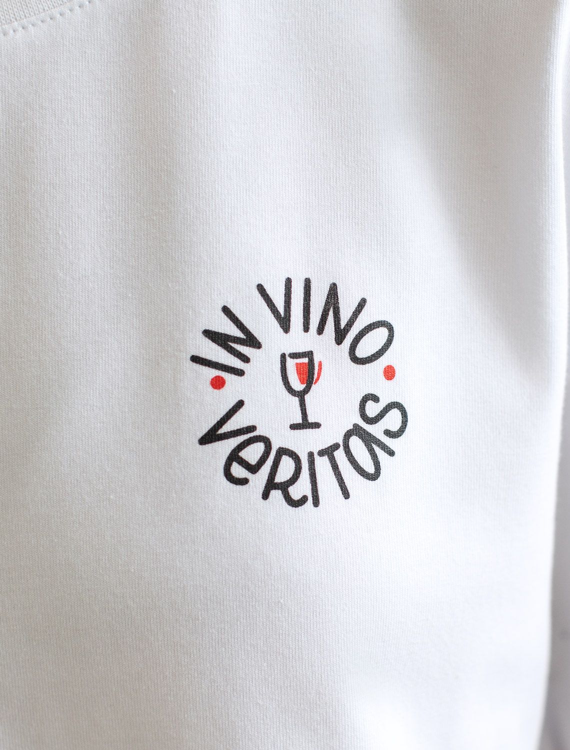 Ст.цена 1190р Футболка с принтом свободная эластичная из премиального хлопка D49.136 белый_veritas