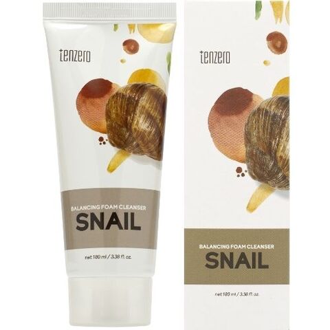 Пенка для умывания с муцином улитки, 180мл, TENZERO