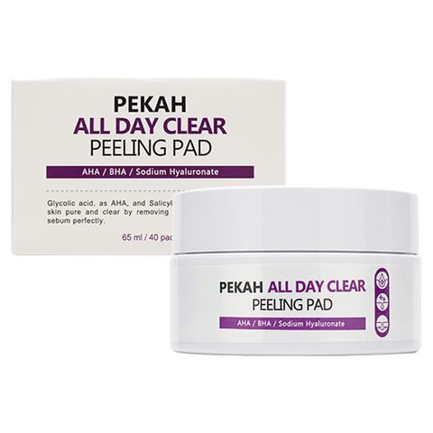 Очищающие отшелушивающие пилинг-диски, 40шт, PEKAH