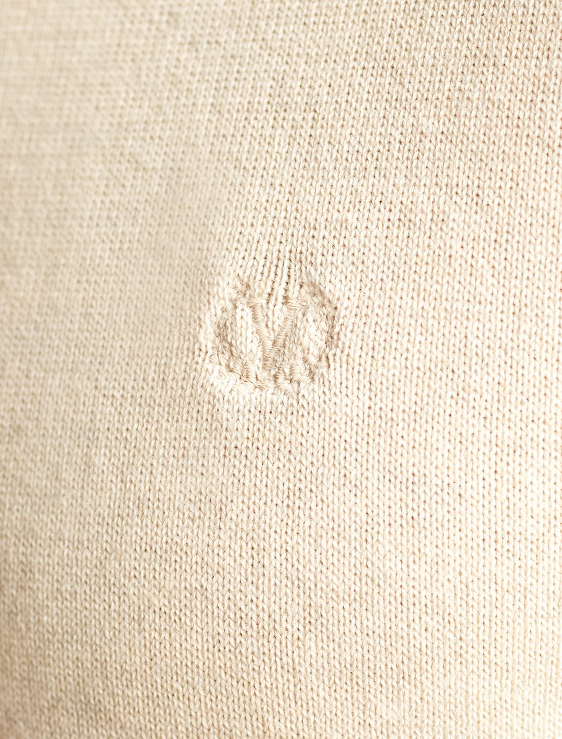 Джемпер-поло из хлопка с нейлоном