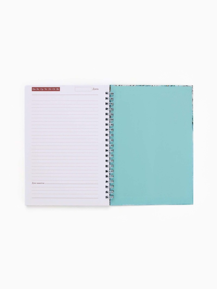 Ежедневник недатированный, А5, 80 л., твёрдая обложка, на гребне «Исполнения желаний»