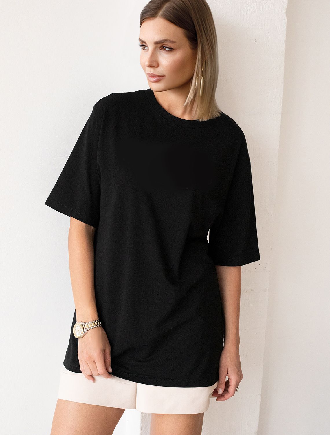 Было:1290руб. Акция НГ!1095руб. Футболка овер-сайз из премиального хлопка