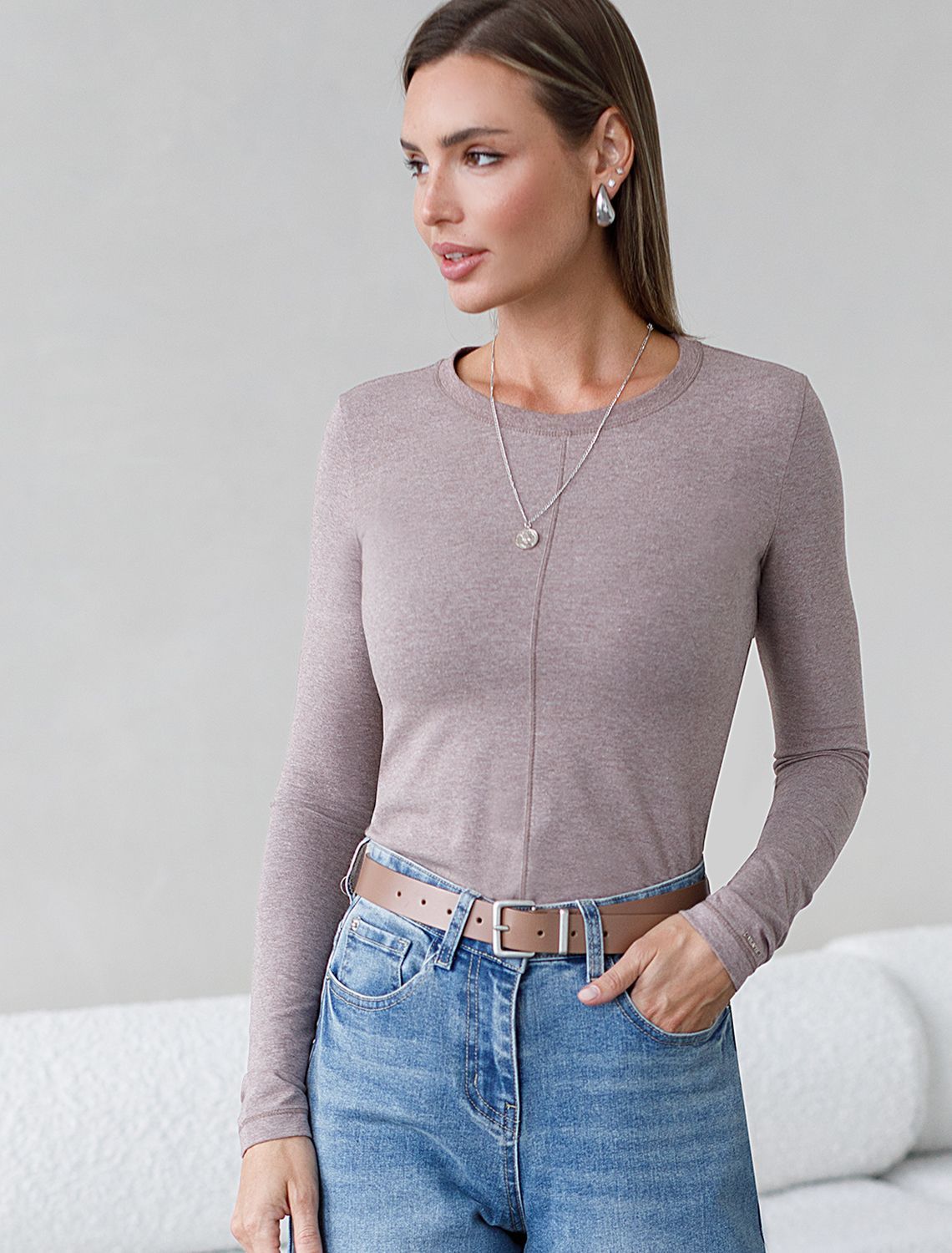 Было:1490руб. Акция НГ!1265руб. Лонгслив из премиального хлопка с эластаном