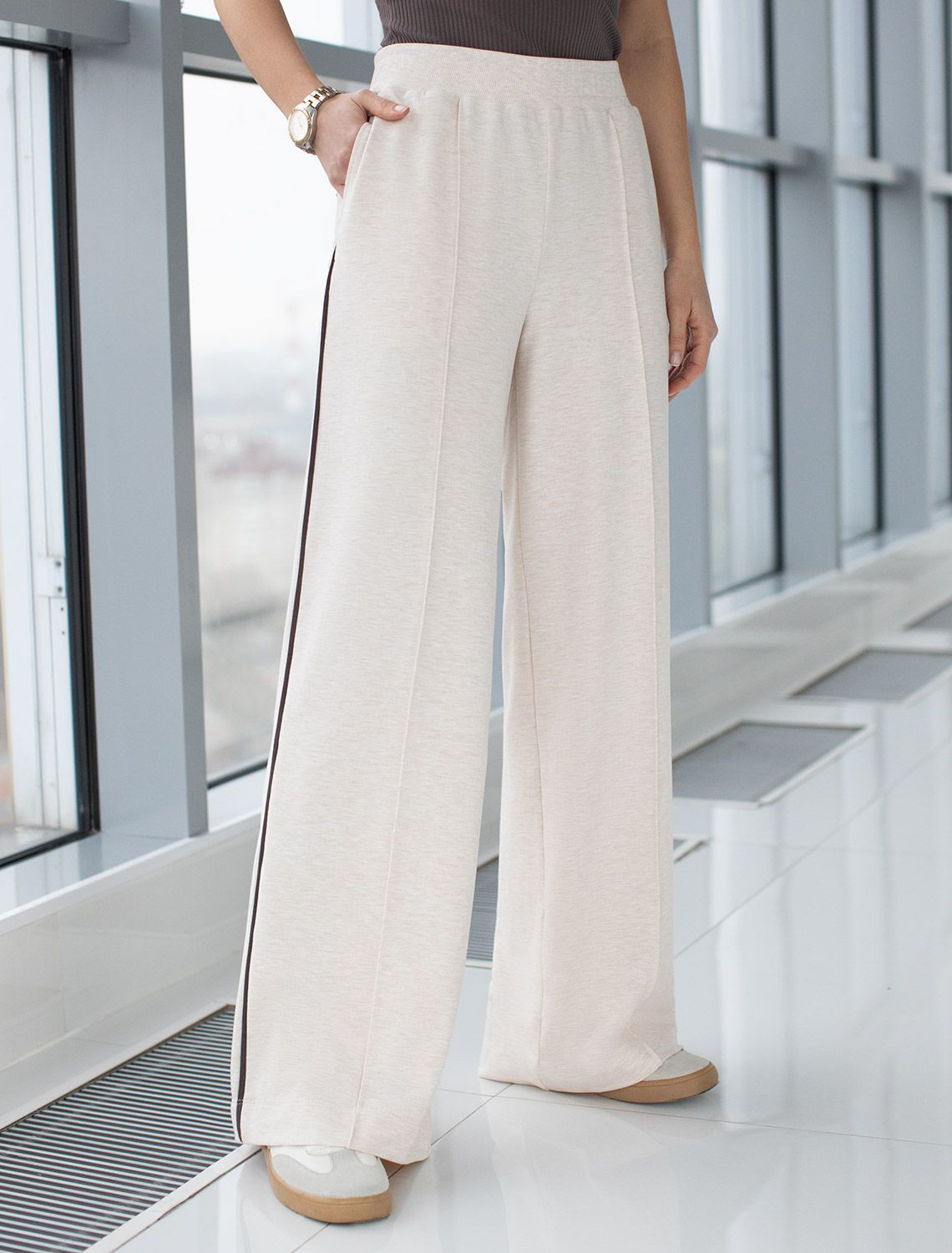 Было:1990руб. Акция НГ!1690руб. Брюки из эластичного футера двухнитки