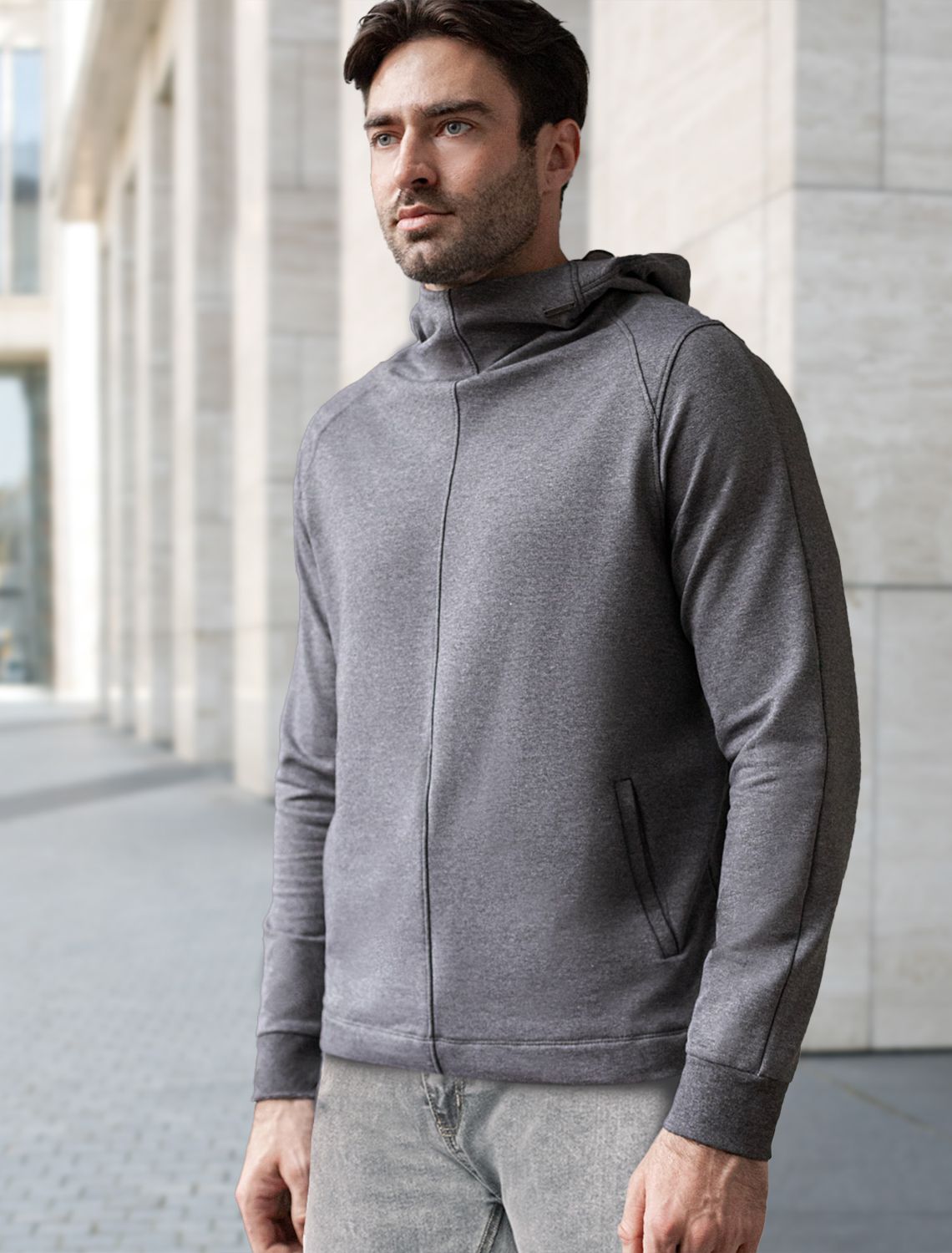 Было:2290руб. Акция НГ!1945руб. Худи из эластичного футера двунитки