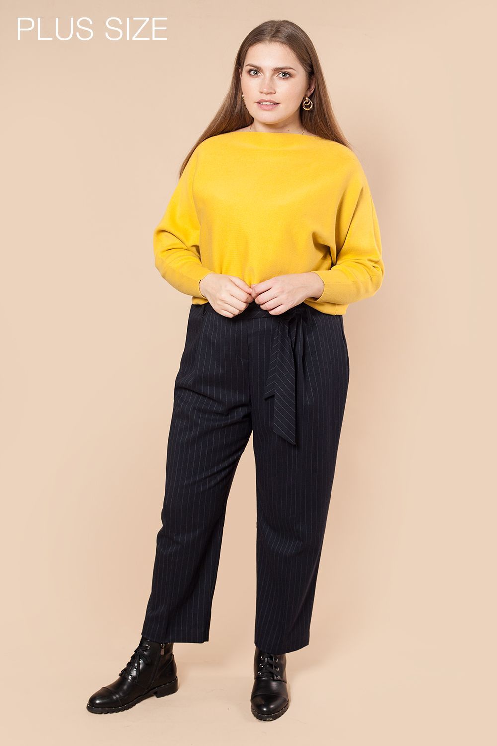 Ст.цена 1790р Джемпер укороченный с цельнокроеным рукавом D39.461 желтый