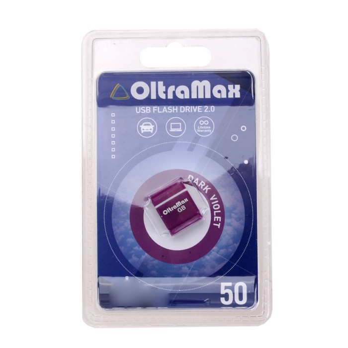 Флешка OltraMax USB flash drive 64GB 50 (фиолетовый)