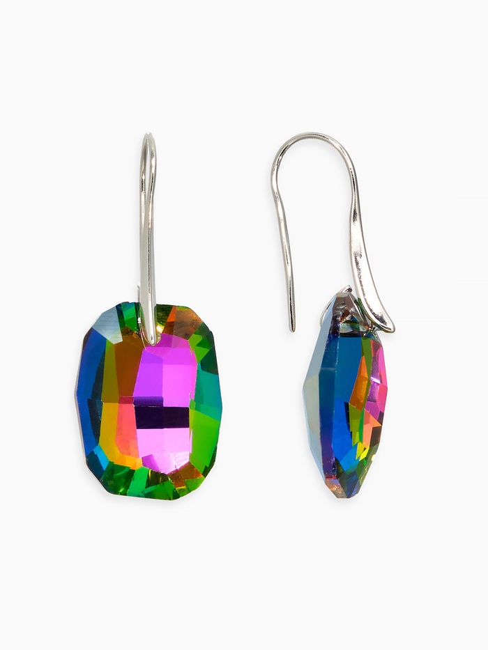 Серьги со стразами «Иллюзион» овал, миксы