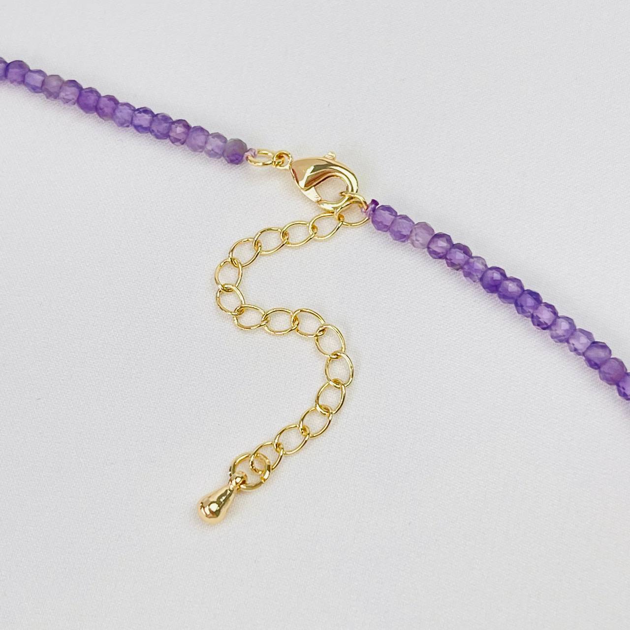 Радуга Самоцветов Колье из Аметиста (градиент)