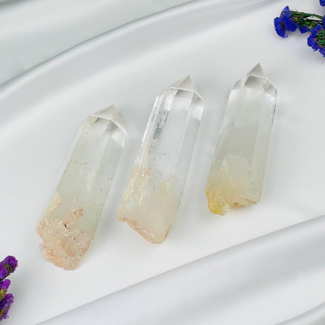 Радуга Самоцветов Природный кристалл Горного Хрусталя