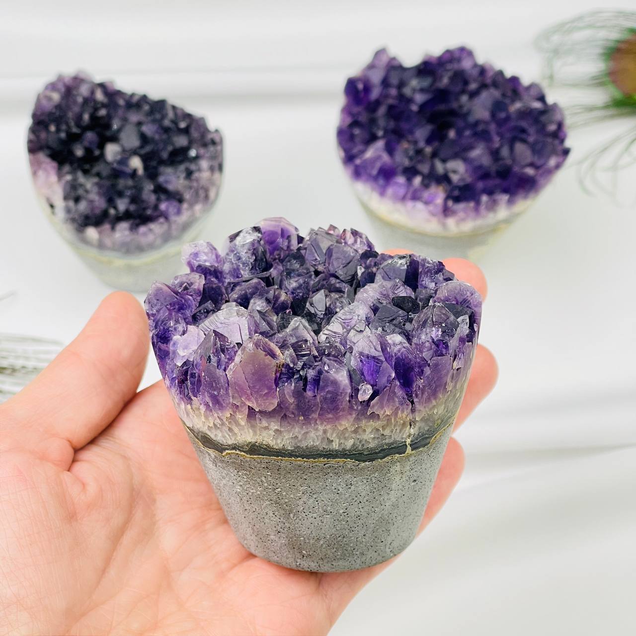 Радуга Самоцветов Друза Аметиста резная