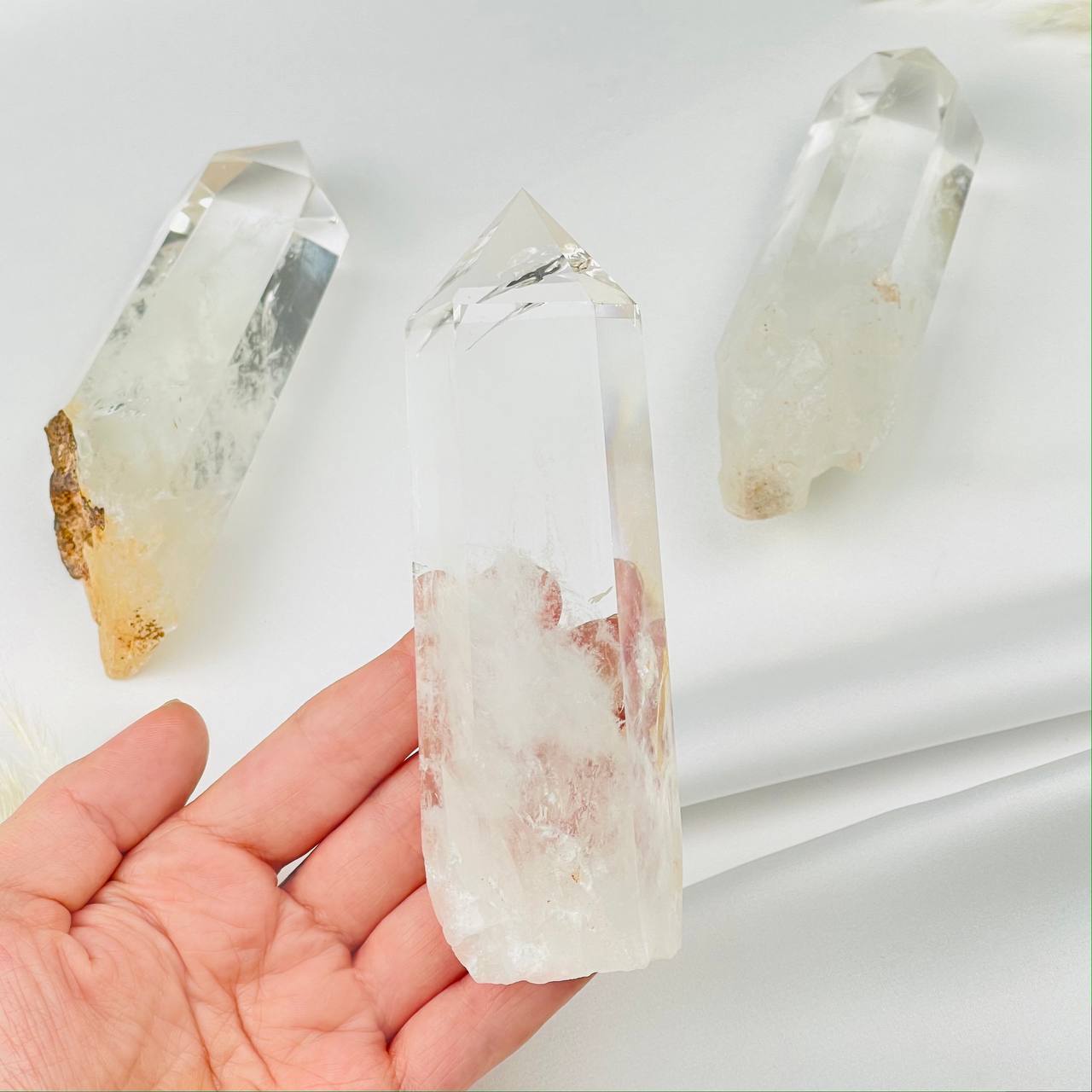 Радуга Самоцветов Природный кристалл Горного Хрусталя