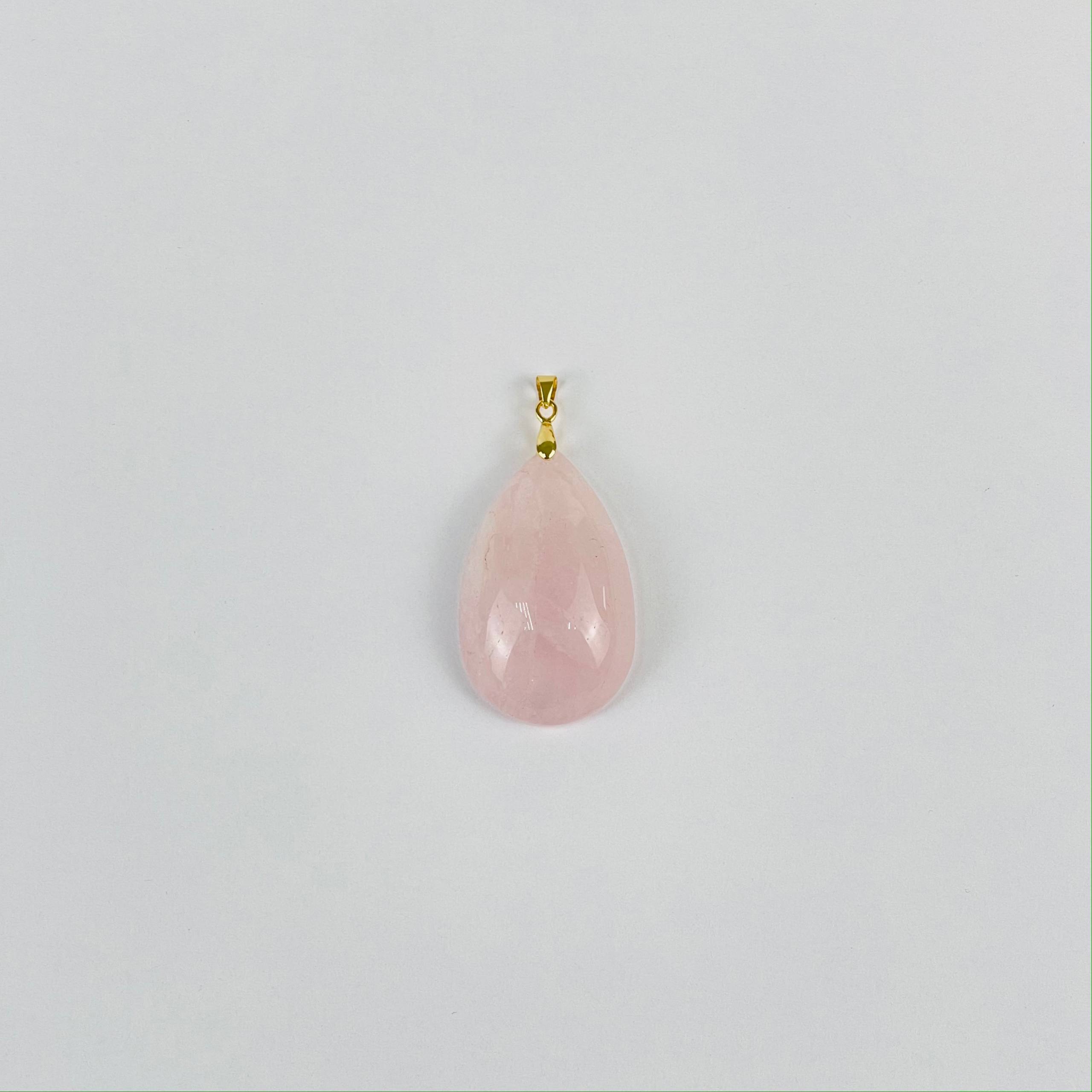 Радуга Самоцветов Кулон из мадагаскарского Розового кварца
