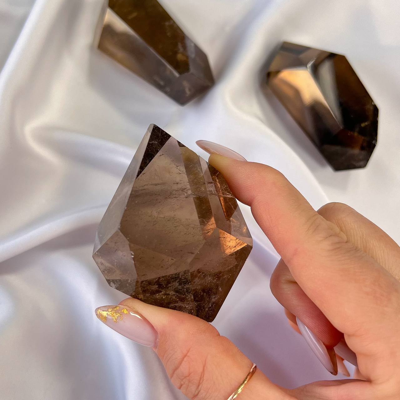 Радуга Самоцветов Кристалл из Раухтопаза