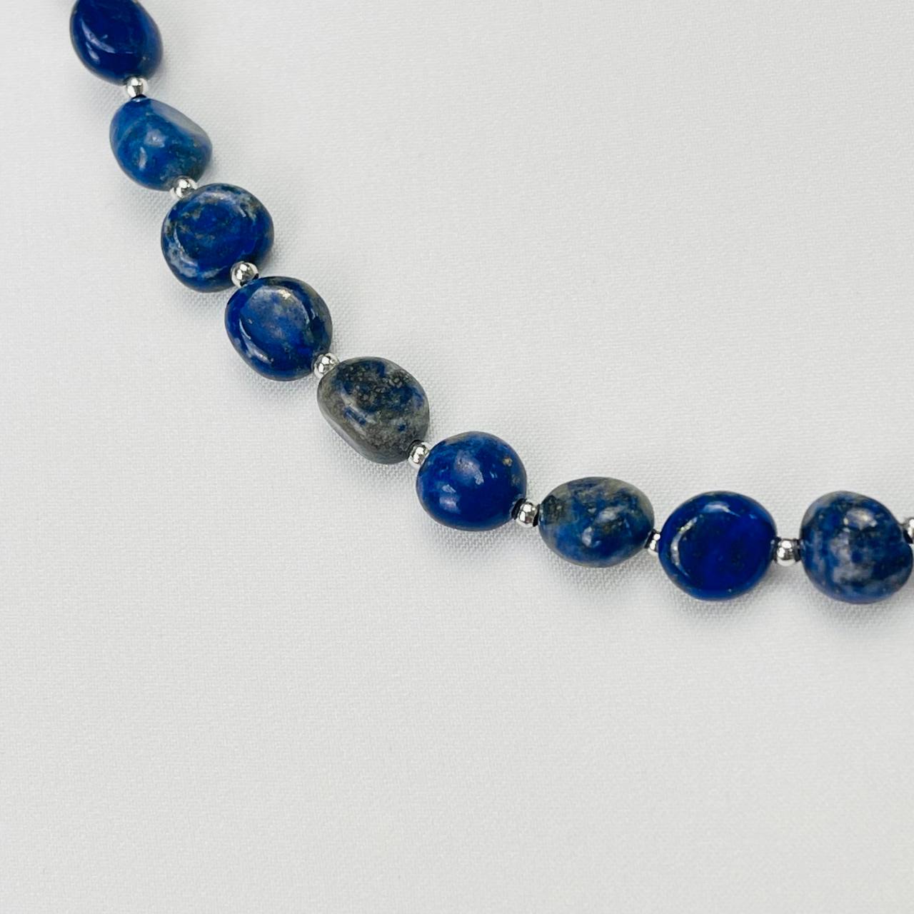 Радуга Самоцветов Колье из Лазурита и Лабрадора