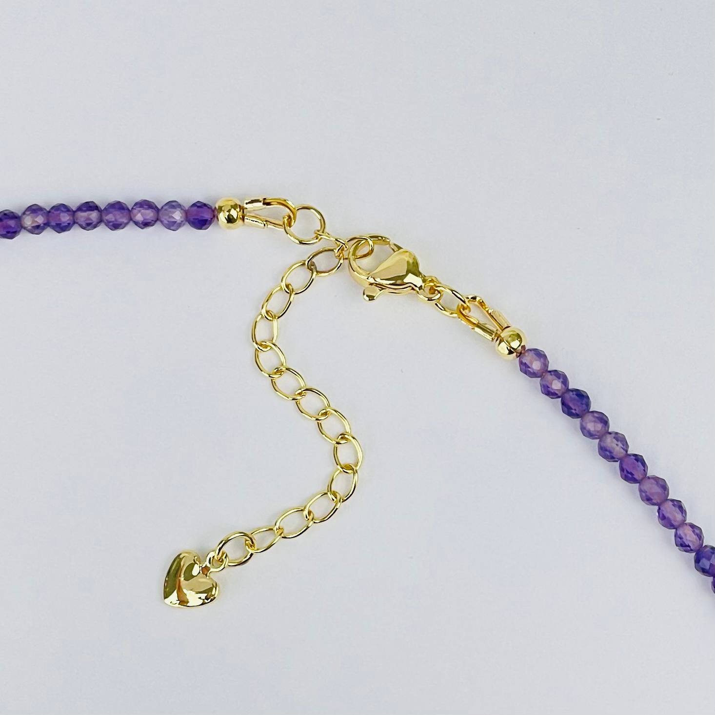 Радуга Самоцветов Чокер из Аметиста и Жемчуга