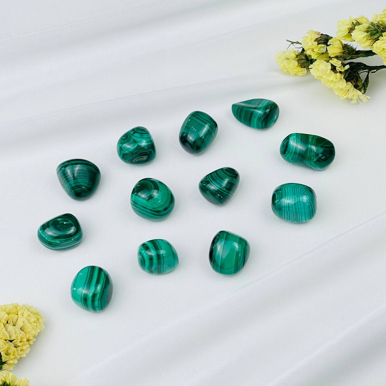 Радуга Самоцветов Галтовка из Малахита