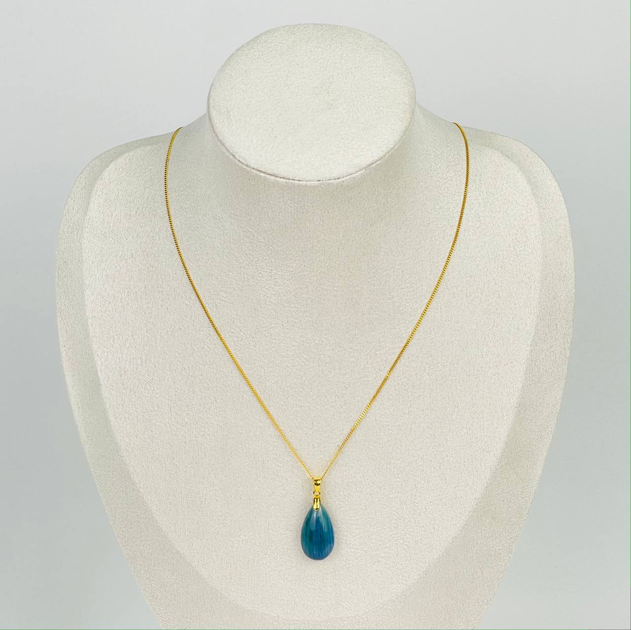 Радуга Самоцветов Кулон на цепочке из Кианита