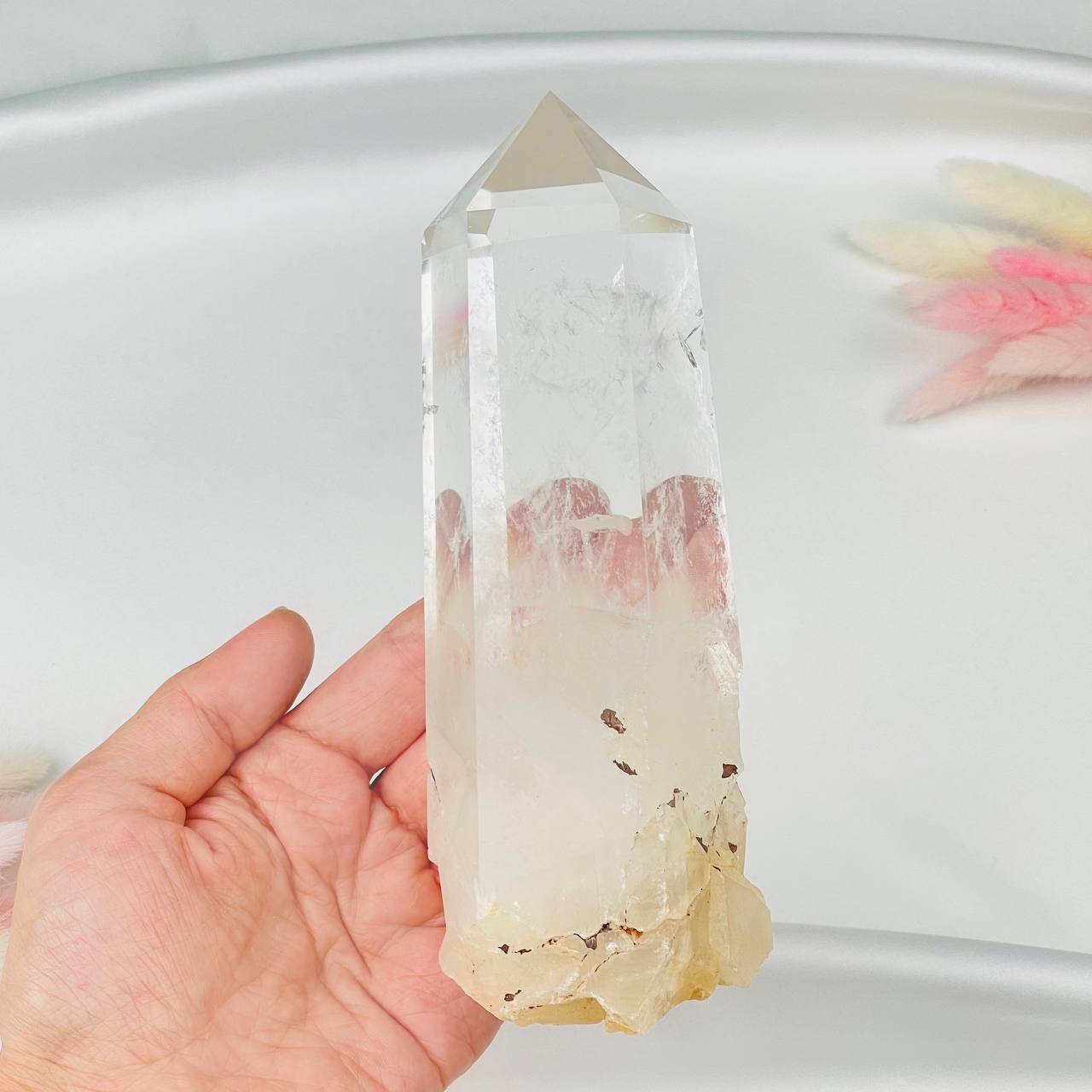 Радуга Самоцветов Природный кристалл Горного Хрусталя