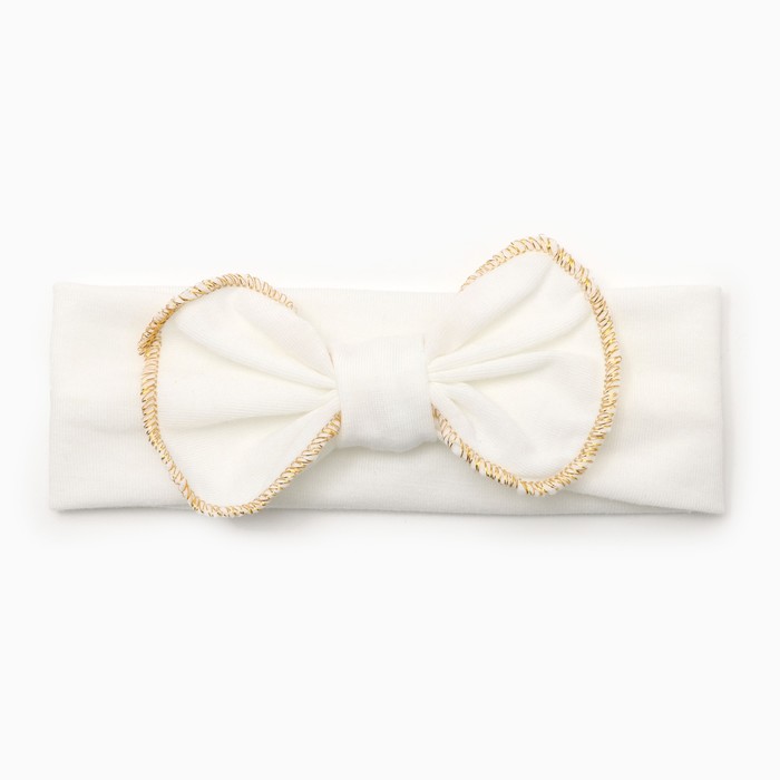 Повязка на голову «Крошка Я. Бант», размер 46-48, белая